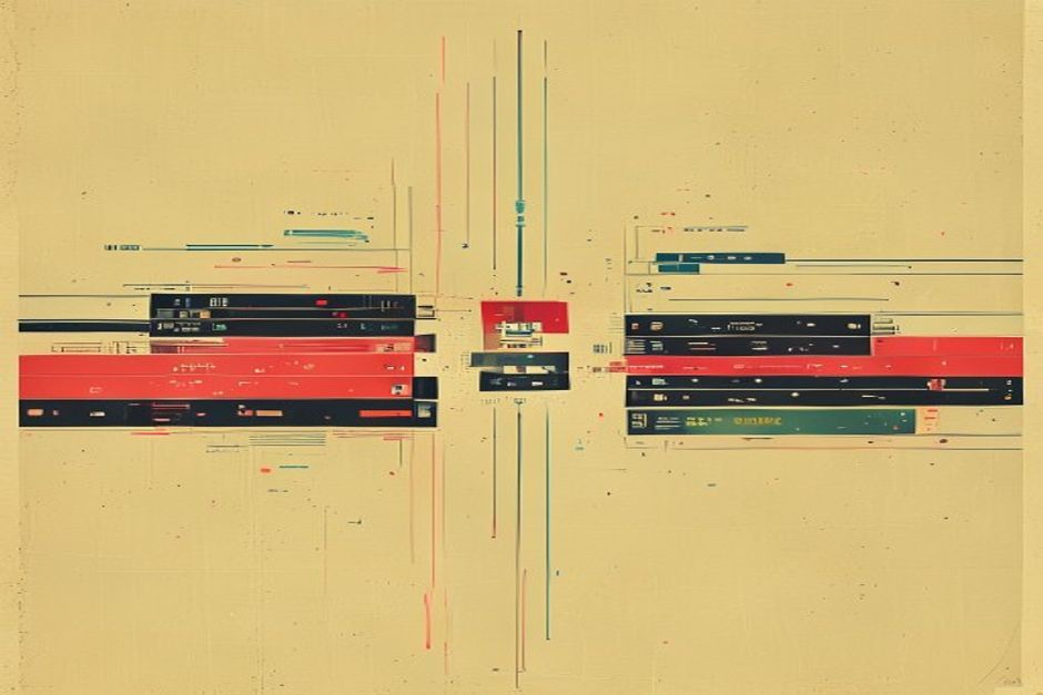 A single incoming code request splitting at a routing switch into three model lanes of different widths, the cheapest lane carrying the most traffic
